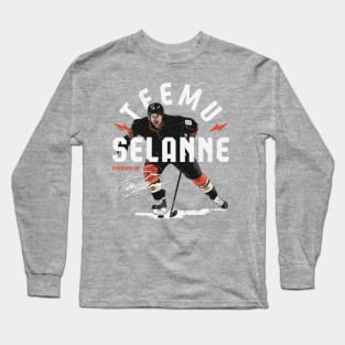 Teemu Selanne Anaheim Arc Long Sleeve T-Shirt